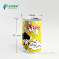 high quality paper packaging tube with sifter for loose powder with CMYK printing